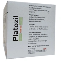 ZANE AYURVEDA PLATOZIL TAB 2*15 TAB